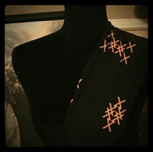 LulaRoe ■ black >< pattern ■ nice worn once Os